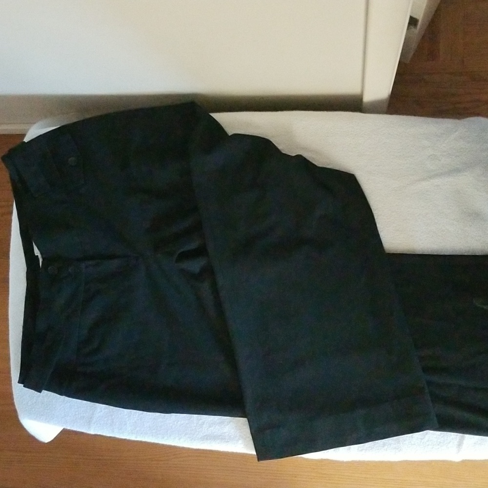 MICHAEL Michael Kors Womens Berkley Fit Casual Trousers. Black. Size 14